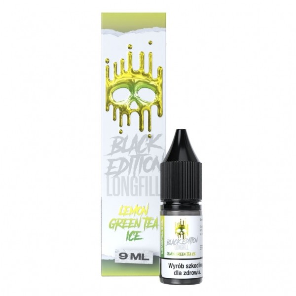 Longfill Dark Line Black Edition 9ml Lemon Green Tea Ice
