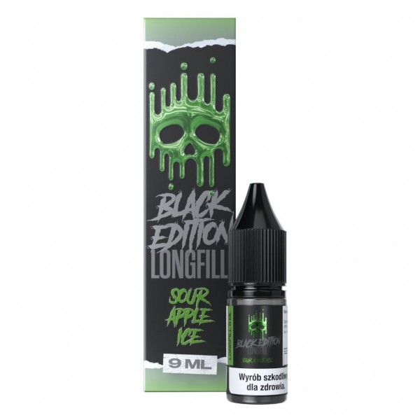 Longfill Dark Line Black Edition 9ml Sour Apple Ice