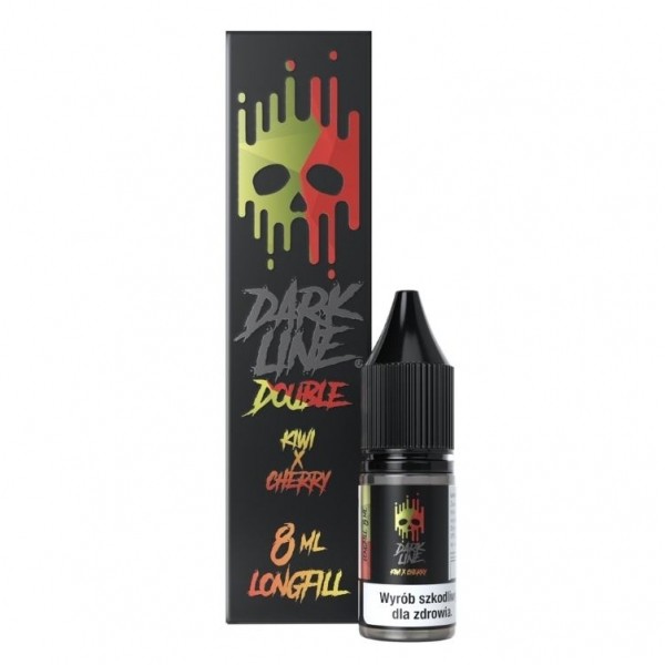 Longfill Dark Line Double 8ml Kiwi Cherry