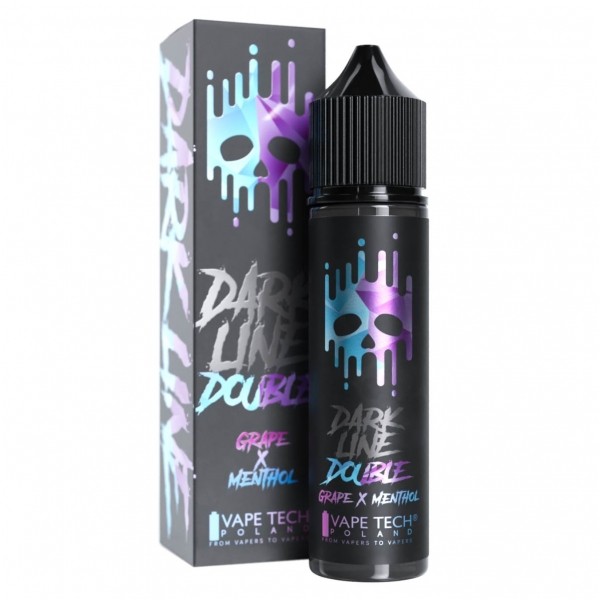 Longfill DARK LINE Double Grape Menthol 8/60ml