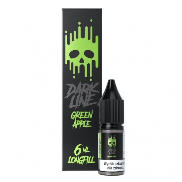 Longfill DARK LINE Green Apple 6/60ml