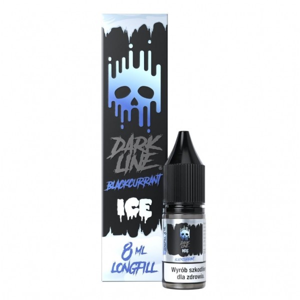 Longfill Dark Line Ice 8ml Blackcurrant