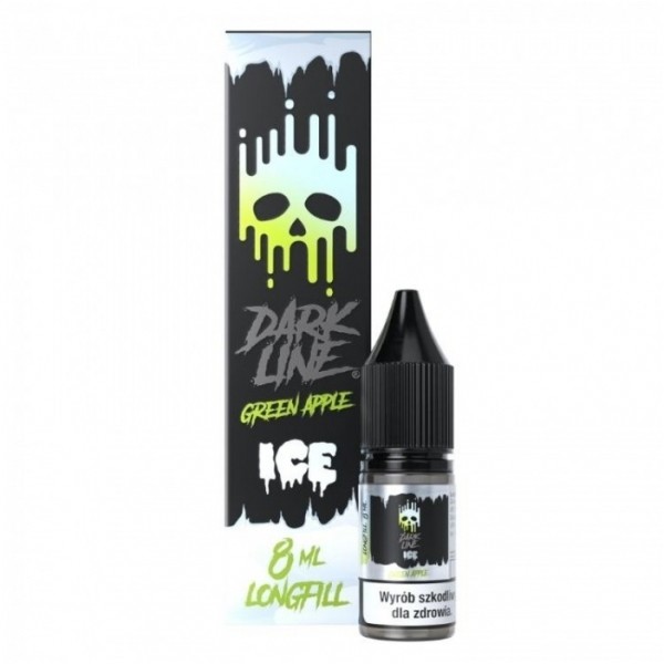Longfill Dark Line Ice 8ml Green Apple
