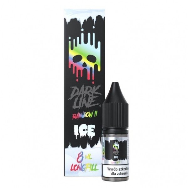 Longfill Dark Line Ice 8ml Rainbow II