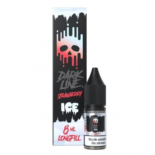Longfill Dark Line Ice 8ml Strawberry