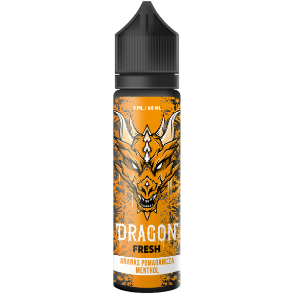 Longfill DRAGON FRESH Ananas Pomarańcza Menthol 9/60ml