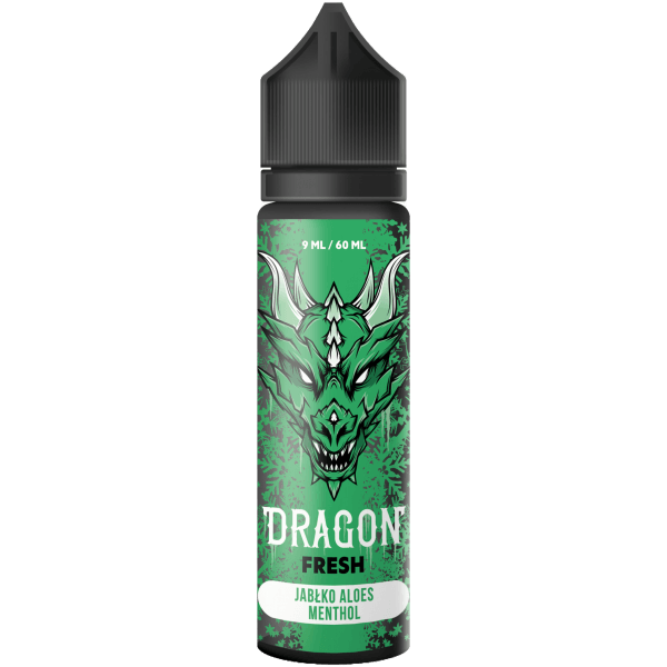 Longfill DRAGON FRESH Jabłko Aloes Menthol 9/60ml