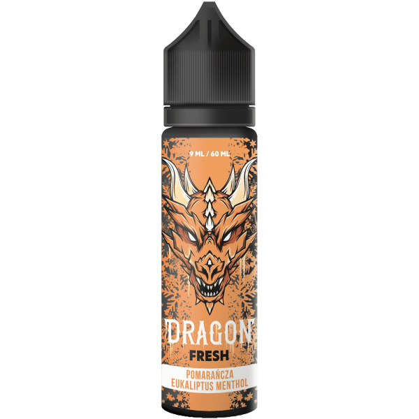 Longfill DRAGON FRESH Pomarańcza Eukaliptus Menthol 9/60ml