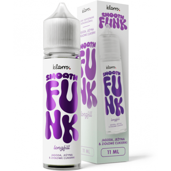 Longfill KLARRO Smooth Funk Jagoda Jeżyna Cukierki Ziołowe 11/60ml