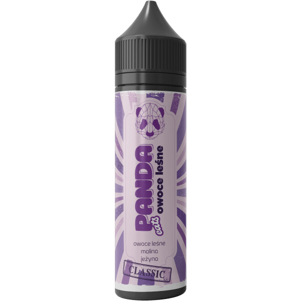 Longfill PANDA Classic - Owoce Leśne Malina Jeżyna 10/60ml