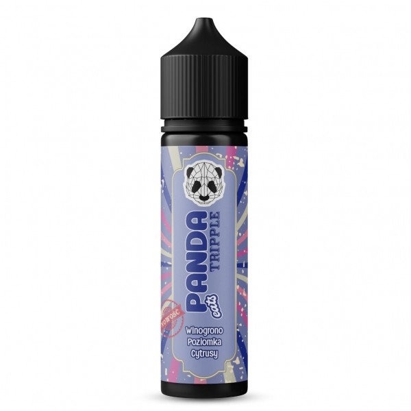 Longfill Panda Tripple 10/60 Winogrono Poziomka & Cytrusy