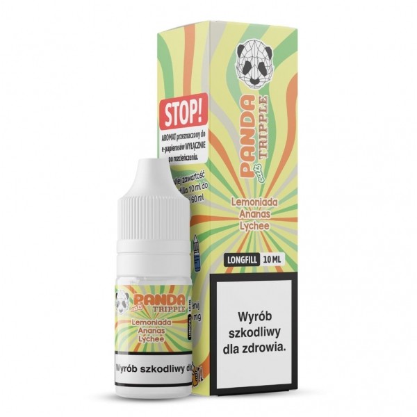 Longfill Panda Tripple 10ml Lemoniada Ananas & Lyche