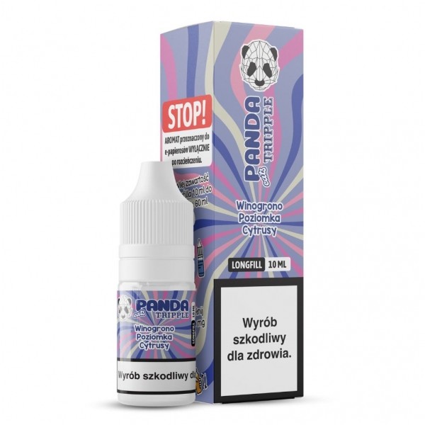 Longfill Panda Tripple 10ml Winogrono Poziomka & Cytrusy