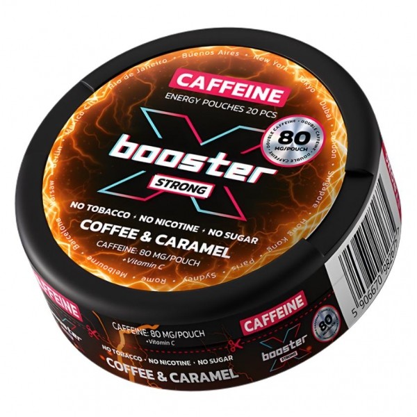 Saszetki kofeinowe X-Booster Coffee Caramel