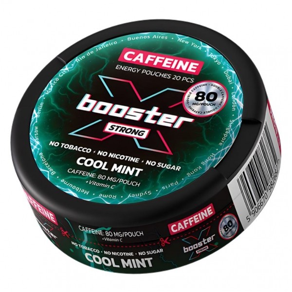 Saszetki kofeinowe X-Booster Cool Mint