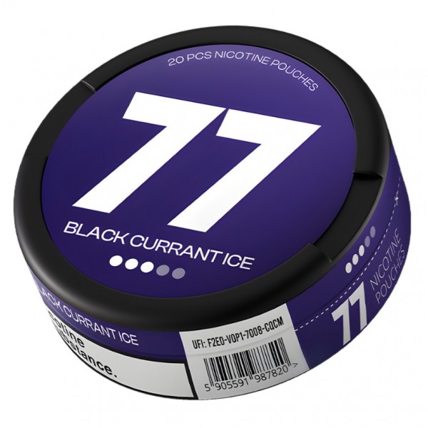 Saszetki nikotynowe 77 Black Currant Ice 10,4mg