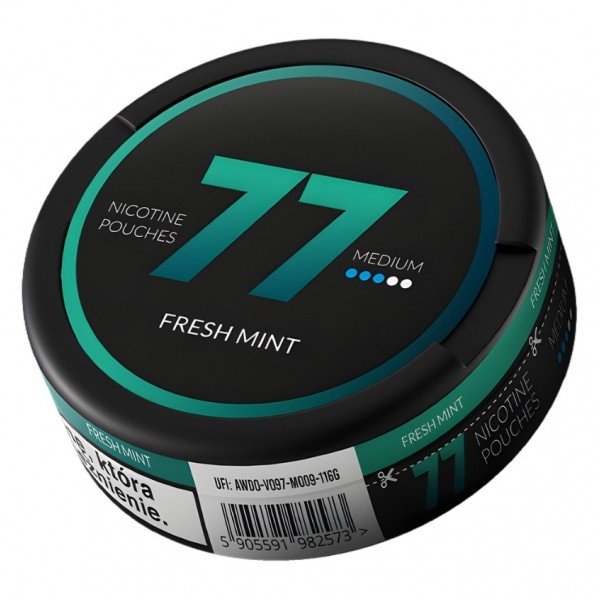 Saszetki nikotynowe 77 Fresh Mint 10,4mg