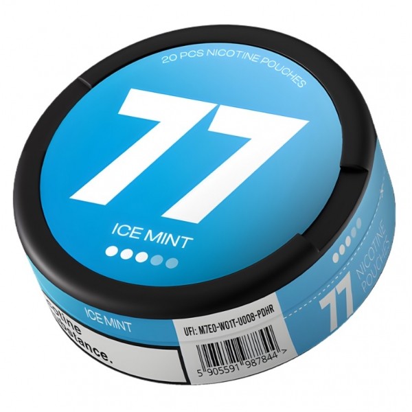 Saszetki nikotynowe 77 Ice Mint 10,4mg