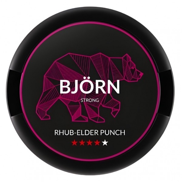 Saszetki nikotynowe BJORN Rhub Elder Punch Strong 19,5mg