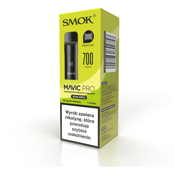 Wkład SMOK Mavic Pro - Sour Apple 2ml 20mg